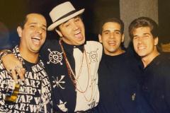 SS 1989 my road manager Joe Blanco to my left